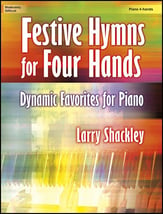 Festive Hymns for Four Hands piano sheet music cover